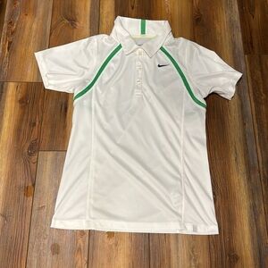 Nike fit dry polo white medium